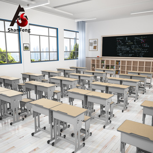 Chất lượng cao bán buôn chiều cao-sync có thể điều chỉnh học tập Trường bảng và ghế cho phát triển sinh viên - Product Image 1