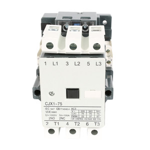 Contacteur AC CJX1-75 75A 3 pôles 3 phases, démarreur magnétique de moteur, <span class=keywords><strong>contact</strong></span> en alliage d'argent 40%, interrupteur de puissance industriel robuste - Product Image 1