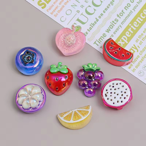 Electroplated <strong>Fruit</strong> Toys Resin Crafts DIY Materials for Novelty <strong>Fruit</strong> Accessories for Personalized Gifts - Product Image 4