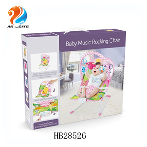 2020 nueva llegada precio barato bebé gorila bebé cama de la música del bebé silla mecedora con luz - Product Image 6