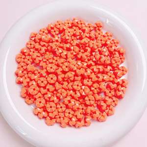 Peinture empilable épissage trou droit perles bricolage téléphone portable chaîne accessoires acrylique perles en vrac - Product Image 5