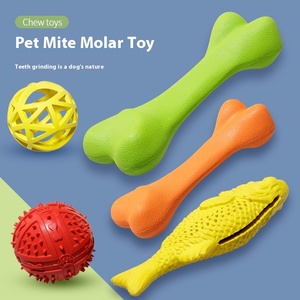 New Durable TPR <strong>Dog</strong> Toothbrush Molar Chew <strong>Toy</strong> with Squeaky Feature Pet Supplies for <strong>Dog</strong> Play and Tooth Cleaning - Product Image 1