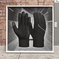 Gants en microfibre polaire à doigts entiers pour hommes et femmes, antidérapants, coupe-vent, compatibles écran tactile, pour la course, le cyclisme, la randonnée, la conduite, le ski et les activités de plein air