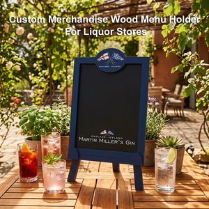 Porta Menús de Madera Resistente al Desgaste, Material Duradero, Aplicaciones Versátiles para Cerveza Artesanal - Product Image 1