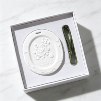 Diffuseur d'huiles essentielles en céramique parfumée à la fleur de jasmin, pierre aromatique suspendue longue durée, désodorisant pour armoire et maison