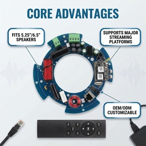 Amplificateur de haut-parleur de plafond WiFi <span class=keywords><strong>WiiM</strong></span> Home avec lecteur de réseau actif sans fil pour le streaming - Product Image 1