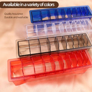 Boîte de plateau de gardes personnalisée Guides Peignes de limite Garde magnétique multicolore pour boîte de plateau de gardes de tondeuse transparente - Product Image 4