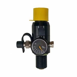 Regulador de CO2 ZimaKyfa para Tanque, 4500psi/1800psi, Aleación de Aluminio, Negro, Rosca de Entrada 5/8-18UNF - Product Image 1