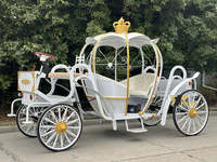 Chariot électrique artisanal exquis en forme de citrouille pour excursions touristiques haut de gamme