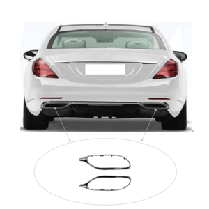 ชุดแต่งขอบกันชนหลังโครเมียมสำหรับรถยนต์เมอร์เซเดส-เบนซ์ ซีรีส์ S รุ่น W222 2228853000 <span class=keywords><strong>ปี</strong></span> 2018 2019 <span class=keywords><strong>2020</strong></span> - Product Image 1