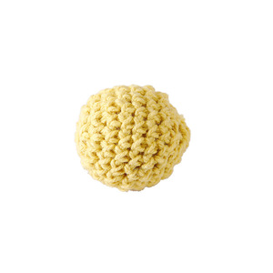 Perles rondes en crochet colorées de 20mm pour bijoux de bracelet, perles en bois crochetées à la main, boule de fil de <span class=keywords><strong>coton</strong></span> pour jouets de dentition pour bébé - Product Image 5