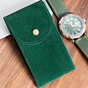 Estuche de terciopelo de lujo para reloj, bolsa de almacenamiento vintage para reloj, funda suave para reloj para viajes de negocios - Product Image 3