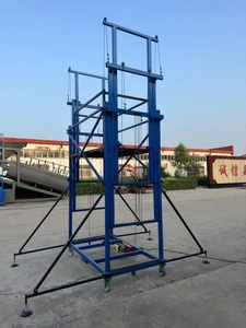 2-20m 현대 강철 전기 리프팅 비계 창고 용 원격 제어 기능이있는 모바일 야외 엘리베이터 중국 디자인 스타일 사용 - Product Image 3