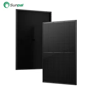 Sunpal transparentes Solarpanel auf Lager in der EU 410 W 425 W 430 W vollschwarzes Solarpanel für Zuhause