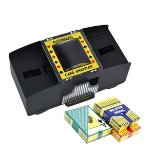 Barajador de Cartas de Póker Automático de Diseño Moderno, Funciona con Batería, Material Plástico, Máquina para Barajar Cartas para Viajes y Uso Doméstico - Product Image 1