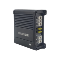 Amplificateur de voiture X5 High Power Mono Block Class D avec crossovers conçu pour l'amélioration de l'audio de la voiture
