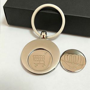 High Quality Custom Uk Lock Shopping Trolley Shopping Cart Coin Lock Keyring Holder - Product Image 4