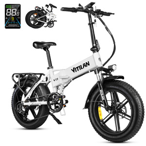 Vélo adulte EBIKE pliant <span class=keywords><strong>de</strong></span> haute <span class=keywords><strong>qualité</strong></span> 48V batterie au Lithium freins à disque hydrauliques à 7 vitesses vélo <span class=keywords><strong>de</strong></span> ville électrique en aluminium - Product Image 1