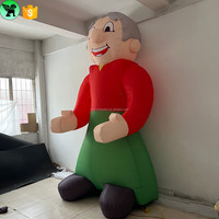 Mascotte de vacances personnalisée gonflable grand-mère pour la publicité A9811