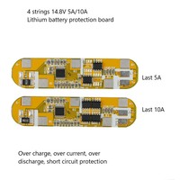 Système de gestion de batterie (BMS) 4S 14,8V 5A 10A pour batteries au lithium 18650, idéal pour pulvérisateurs et lampadaires solaires