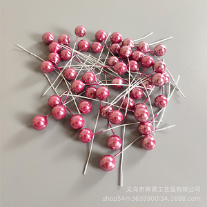 Boules <span class=keywords><strong>de</strong></span> 10 mm <span class=keywords><strong>en</strong></span> mousse, fruits rouges, cerises, mini décorations artificielles pour sapin <span class=keywords><strong>de</strong></span> Noël, <span class=keywords><strong>couronne</strong></span>, fournitures artisanales pour Pâques, Thanksgiving, faites à la main - Product Image 2