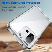Coque de téléphone transparente colorée pour Oneplus 13T étui mobile pliant en acrylique dur et en TPU souple pour Oneplus 13S