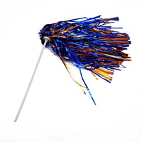 Vente en gros de 500 banderoles en plastique pompons pompons de pom-pom girl shakers bicolores