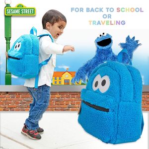 Mini sac à dos en <span class=keywords><strong>peluche</strong></span> avec cuir synthétique en microfibre pour les tout-petits garçons et filles, pour l'école ou les voyages - Product Image 5