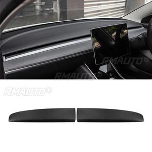 Pour Tesla Model Y 3 2025+ Console centrale, bande décorative segmentée pour tableau de bord, bande longue, kit de carrosserie, accessoires de voiture - Product Image 2