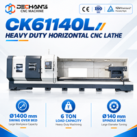 Tour CNC robuste CK61140L, grand centre de tournage horizontal pour pièces lourdes et usinage de grands diamètres