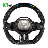 Volant en fibre de carbone forgé avec LED personnalisées pour BMW 2017-2026 G01 G02 G05 G80 G29 G20 G21 G22 G30 G31 X3 X4 X5 X6 M2 M3 M4