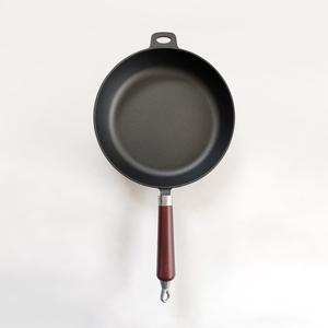 Bandejas De Hierro Fundido De <span class=keywords><strong>Mango</strong></span> De Madera - Product Image 4
