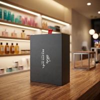 Boîte à tiroirs noire personnalisable de qualité supérieure, couleur/taille/impression/dimensions personnalisées pour cosmétiques, thé, cadeaux, produits électroniques