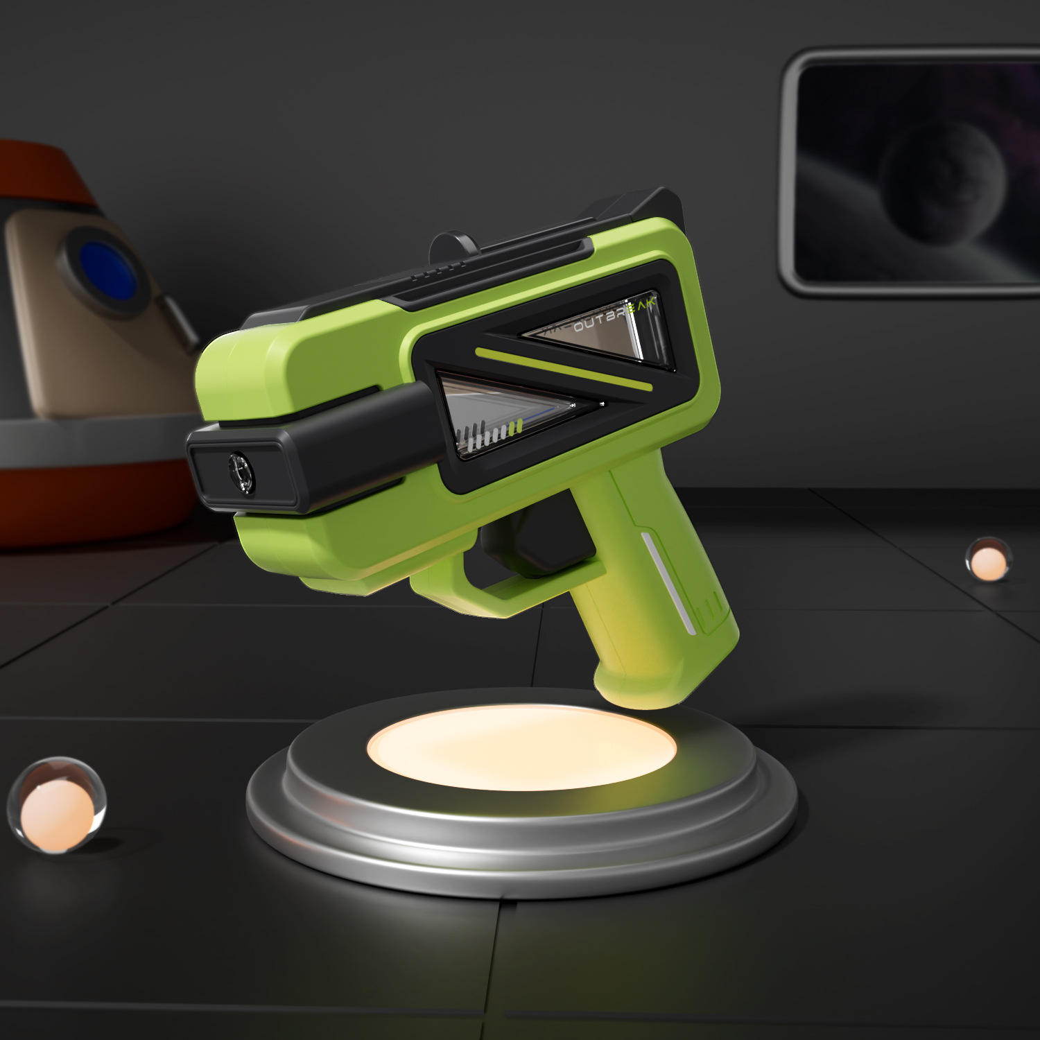 สีเขียว