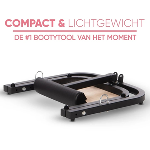 Macchina di spinta dell'anca pieghevole della macchina del propulsore del gluteo dell'anca su misura con le bande di resistenza - Product Image 3