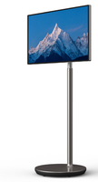 Moniteur mobile 24, 27, 32 pouces, écran réglable en hauteur avec support amovible pour la maison, le bureau, les réunions et les salles multiples, tableaux blancs interactifs