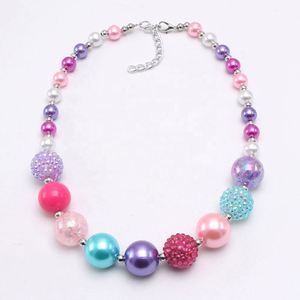 Women's Cute Ball Shape Acrylic Beaded Necklace Jewelry Set - Product Image 1