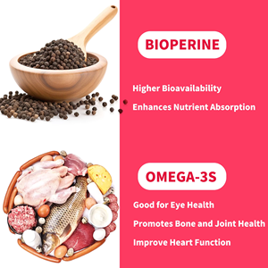 Superior Absorption COQ10 Softgels with Omega 3s Bioperine Support Cardiovascular System Coq10 Capsules Softgels - Product Image 6