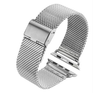 Nuevo estilo de malla gruesa <span class=keywords><strong>correa</strong></span> Milanesa De metal de acero inoxidable para reloj <span class=keywords><strong>apple</strong></span> <span class=keywords><strong>watch</strong></span> banda - Product Image 4