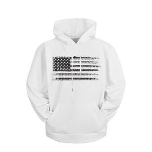 Sudadera con Capucha para Hombre, Corte Atlético, Diseño de Bandera Americana, Tejido Transpirable, Manga Raglán para Mayor Movilidad - Product Image 1