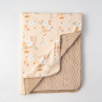 Couverture en fausse fourrure de luxe personnalisée à motif guépard, réversible, sans perte de poils, pour bébé, garçon, fille, unisexe