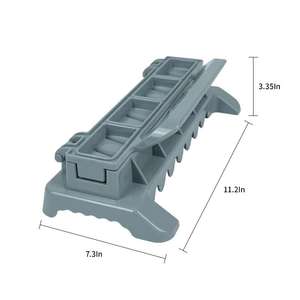 Wholesale Modern Outdoor Manual Meat <b>Threading</b> <b>Tool</b> Metal Skewer Plastic Handle Custom Logo Flat Shape for Camping BBQ Includes - Product Image 4