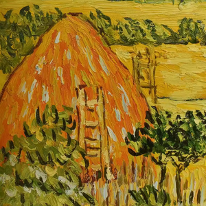 Reproductions de peinture à l'huile peintes à la main de haute qualité 100% du <span class=keywords><strong>paysage</strong></span> de <span class=keywords><strong>Van</strong></span> <span class=keywords><strong>Gogh</strong></span> pour tenture murale - Product Image 2