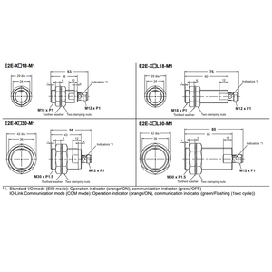 E2E-X10C130 c230b1d30b230b1t30c330b3d30-M1-m1tj Công tắc cảm biến tiệm cận cảm ứng 0.3m M30 10mm 3 dây PNP NPN - Product Image 6