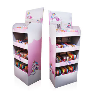 Supermarkt Planken Boekwinkel Briefpapier Potlood Vloer Promotionele Kartonnen Penhouder Display Stand Rack - Product Image 1