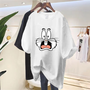 <span class=keywords><strong>Camisetas</strong></span> de Gran Venta 100% Algodón Oversize para <span class=keywords><strong>Mujer</strong></span>, <span class=keywords><strong>Camisetas</strong></span> de Moda con Estampado Personalizado, <span class=keywords><strong>Camisetas</strong></span> Baratas de Diseñador Original para <span class=keywords><strong>Mujer</strong></span> - Product Image 6