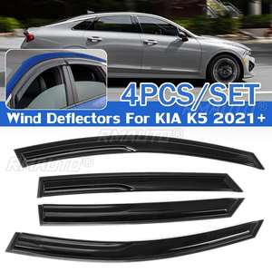 New 4x Car Side <b>Window</b> Deflector Tinted Guards for KIA K5 2021 2022 Rain Sun Wind Visor <b>Vent</b> Shields Deflectors Weathershileds - Product Image 1