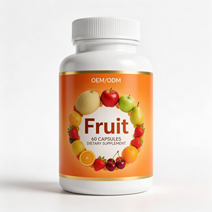 Cápsulas de Frutas OEM/ODM, Suplemento Vitamínico para Adultos, Cápsulas para un Sistema Inmunológico Saludable, Favorecen una Digestión Saludable - Product Image 1