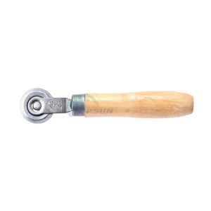 Puncture Repair Tube Tool Car Truck Tyres Wood <strong>Handle</strong> Ball Bearing Tire Tyre Patch Roller <strong>Stitcher</strong> - Product Image 3