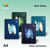 Carnet spirale de luxe personnalisé avec logo, format A4, papier offset 70 g/m², cahier d'exercices, cadeau d'entreprise exécutif